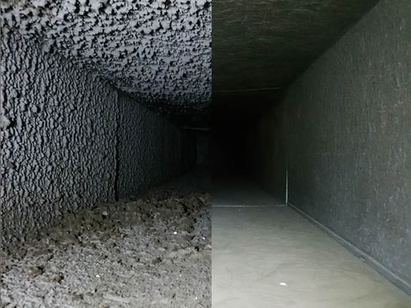 air duct before after